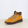 Bottes à Lacets Rieker Jaunes en Cuir